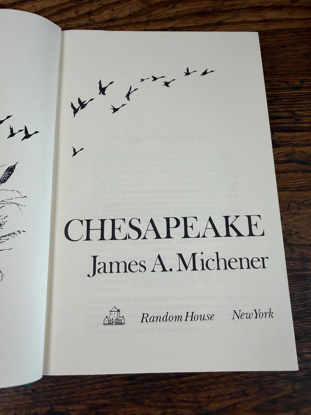 Chesapeake by James Michener | 1978 Hardcover First Edition