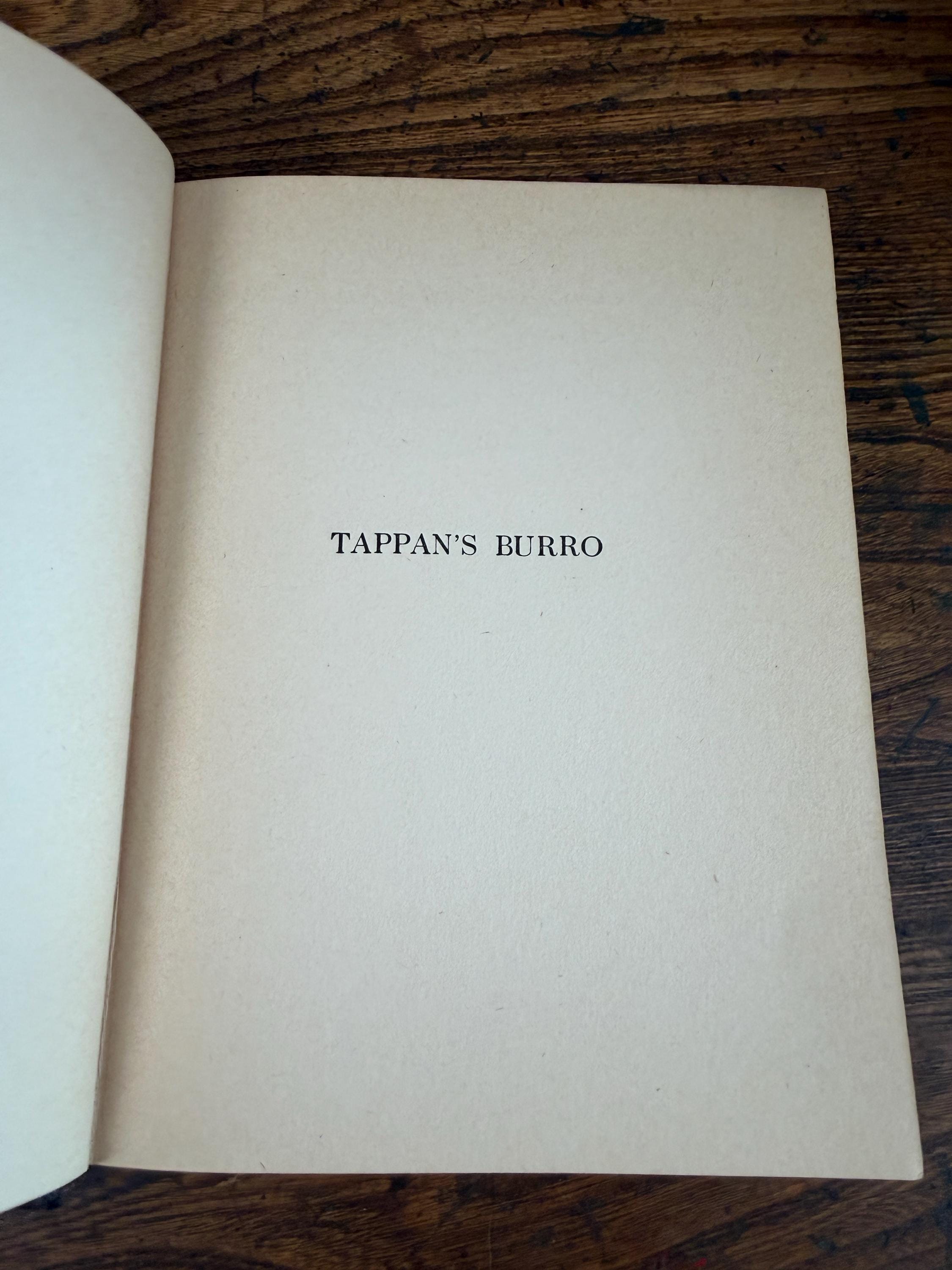 1923 Tappan's Burro by Zane Grey Harper Hardcover Western Illustrated Book