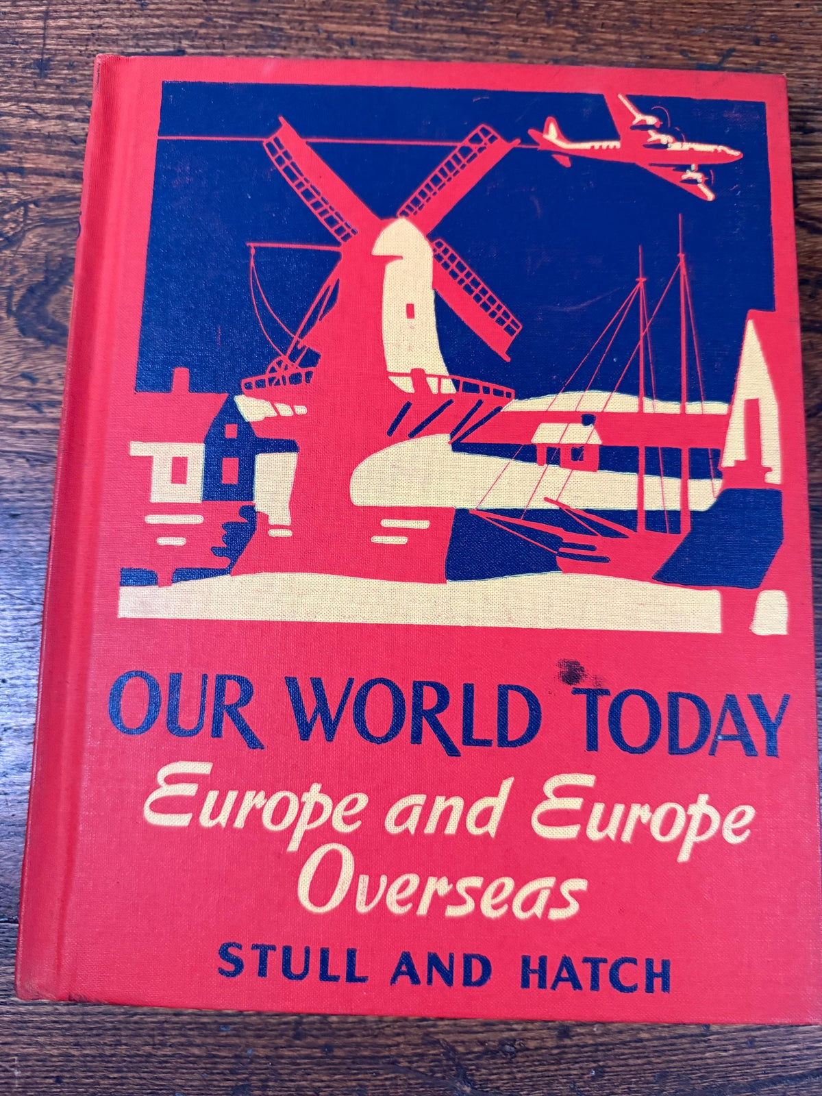 Our World Today Geography Book Set | 1950-1952 Hard Cover