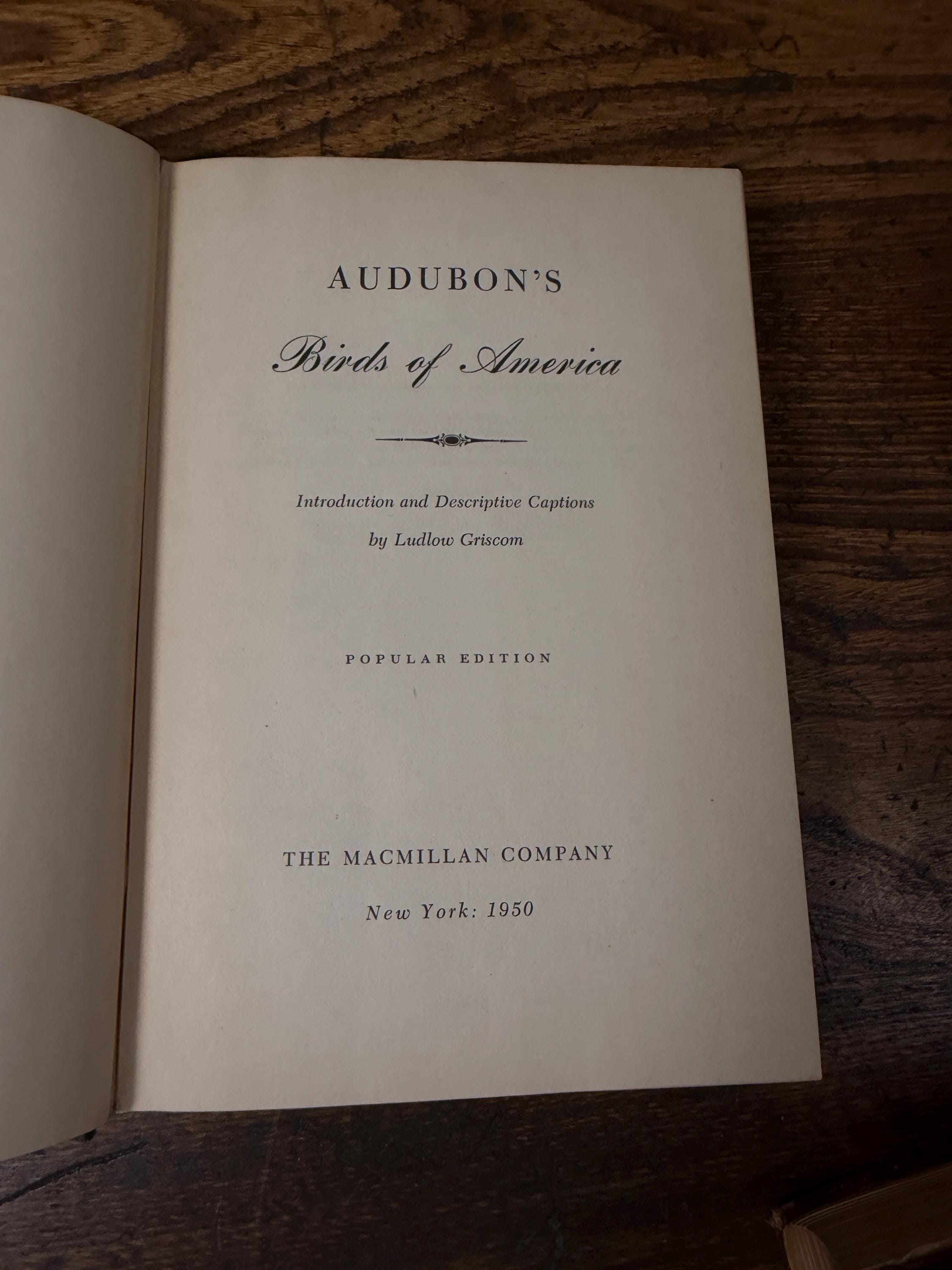 Audubon’s Birds of America | 1950 Hardback, Book Club Edition