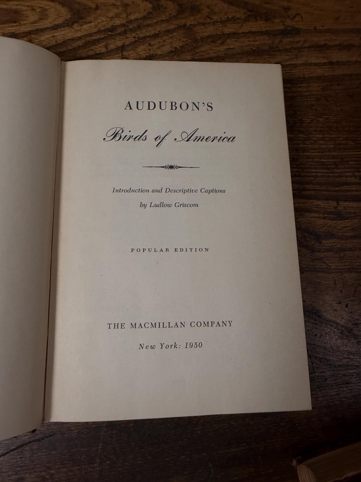 Audubon’s Birds of America | 1950 Hardback, Book Club Edition