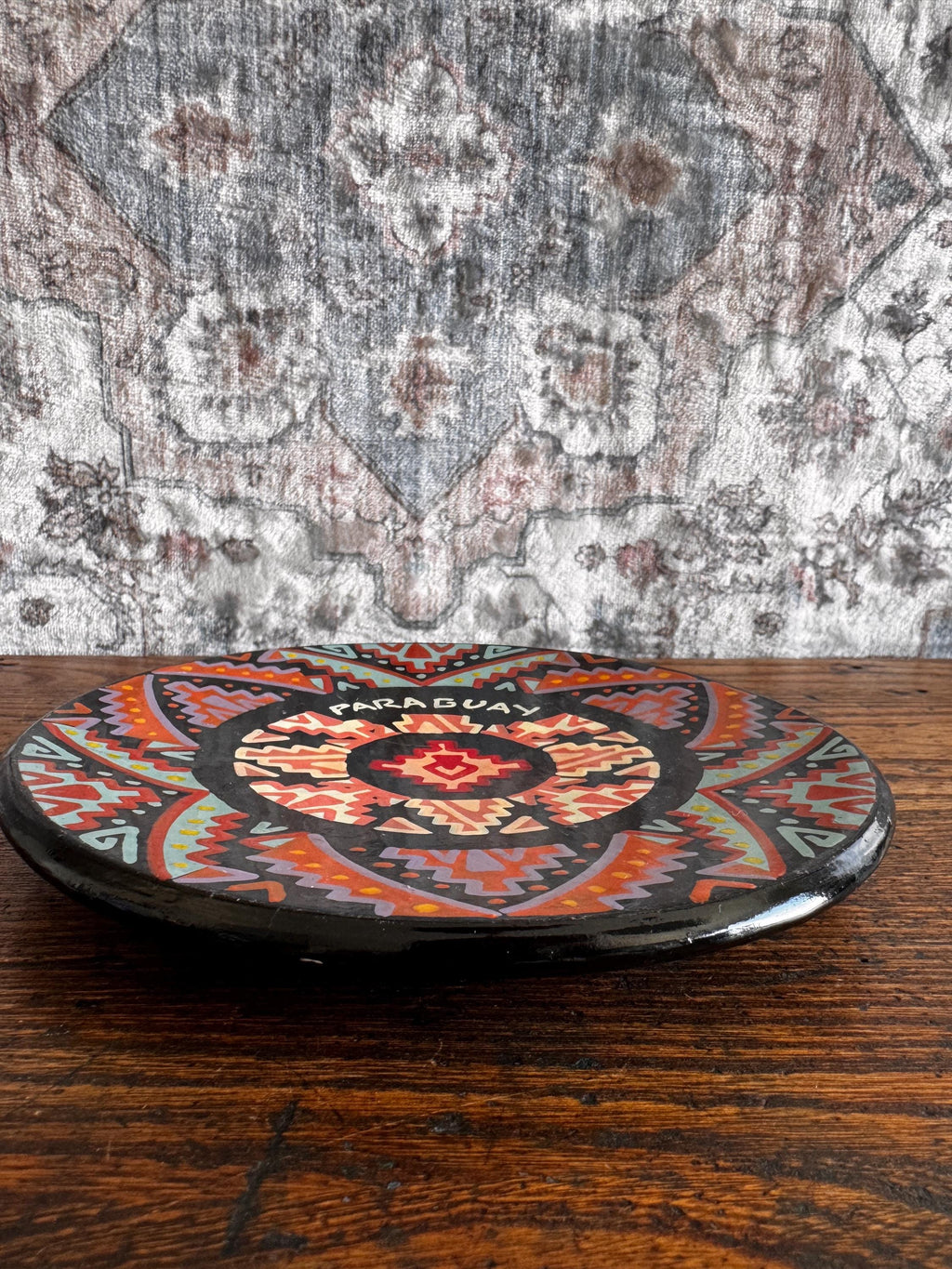 Paraguay Decorative Plate by Lino Monges