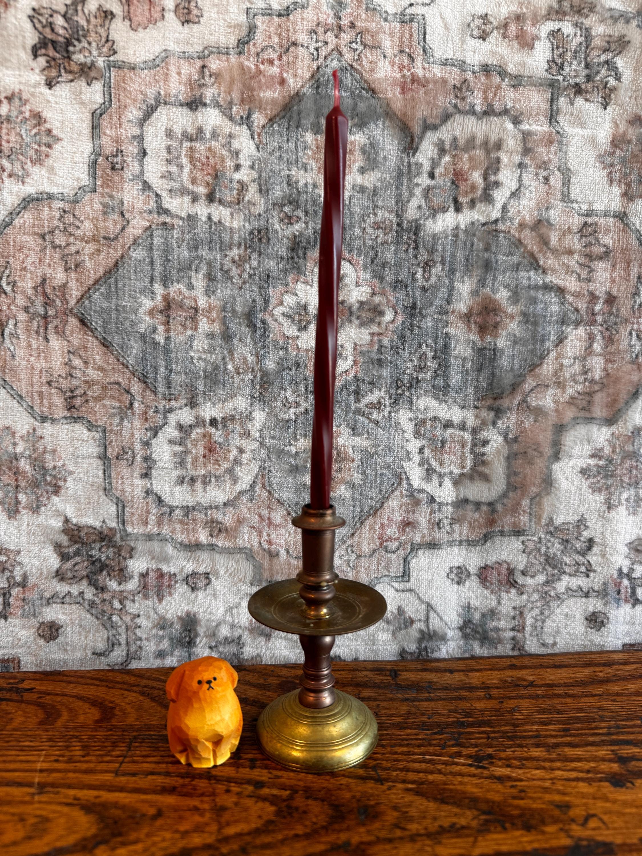 Vintage Brass Candlestick Holder - 4 Inch Classic Design