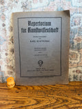 Repertorium für Kunstwissenschaft by Karl Koetschau | 1913 Paperback