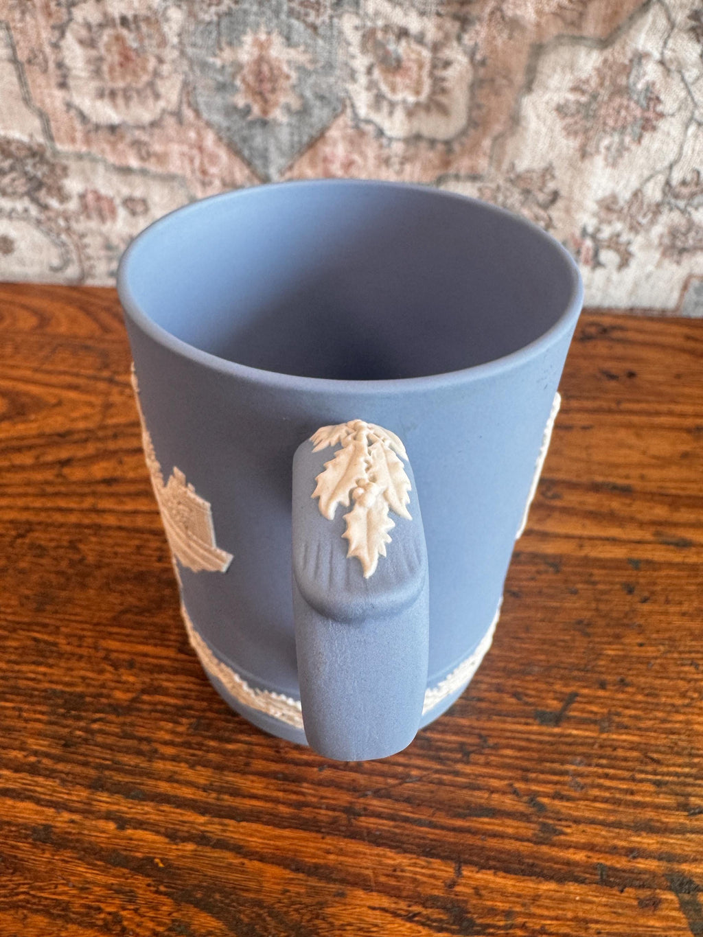 Wedgwood Jasperware Christmas 1973 Mug and Plate