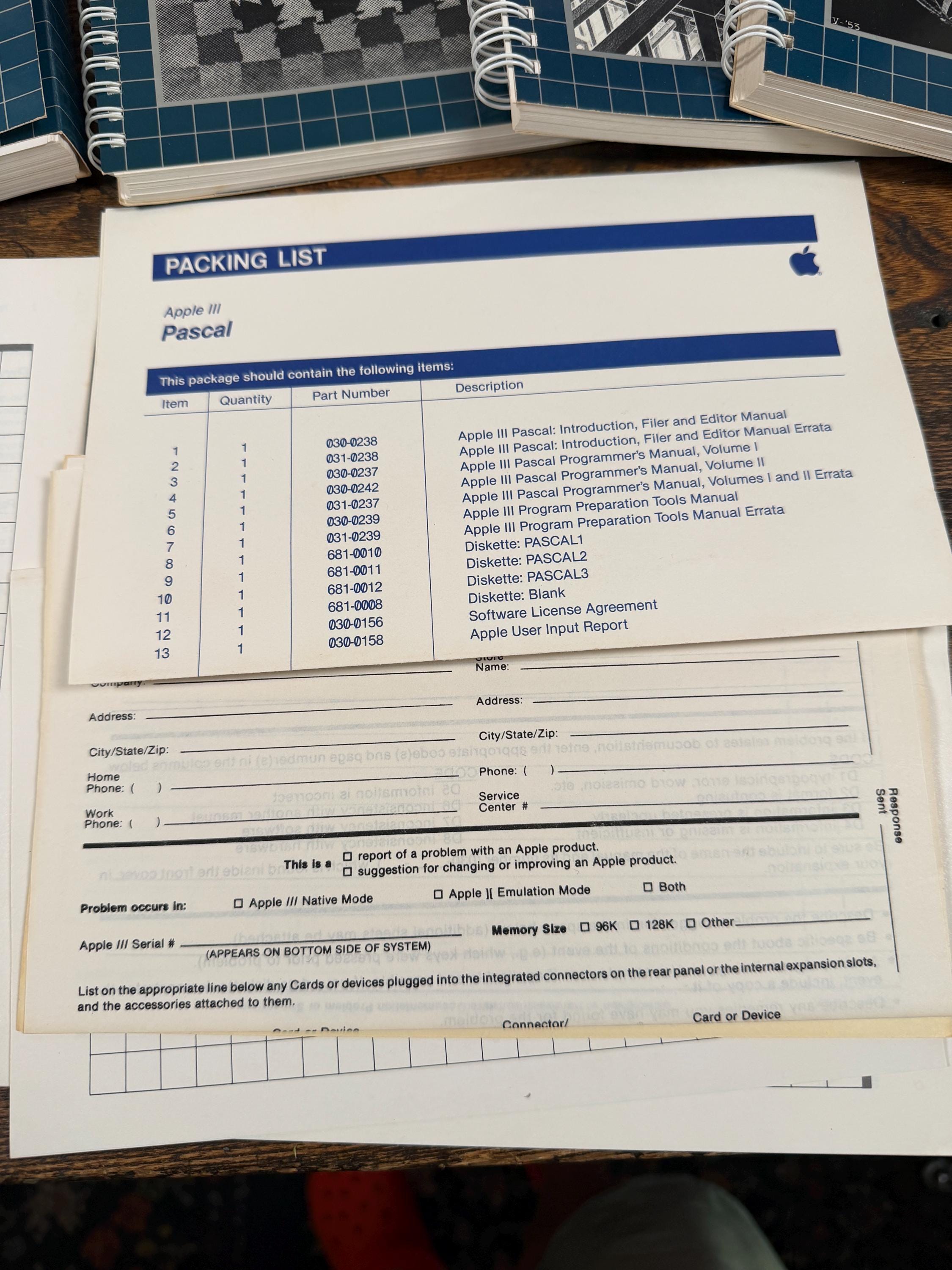 Apple III Pascal Programming Software