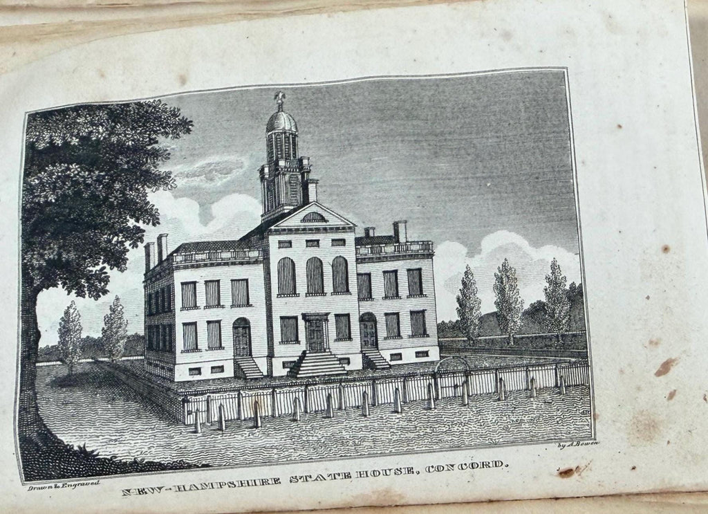 A Gazetteer of the State of New-Hampshire by John Farmer and Jacob B. Moore | 1823 Hardcover