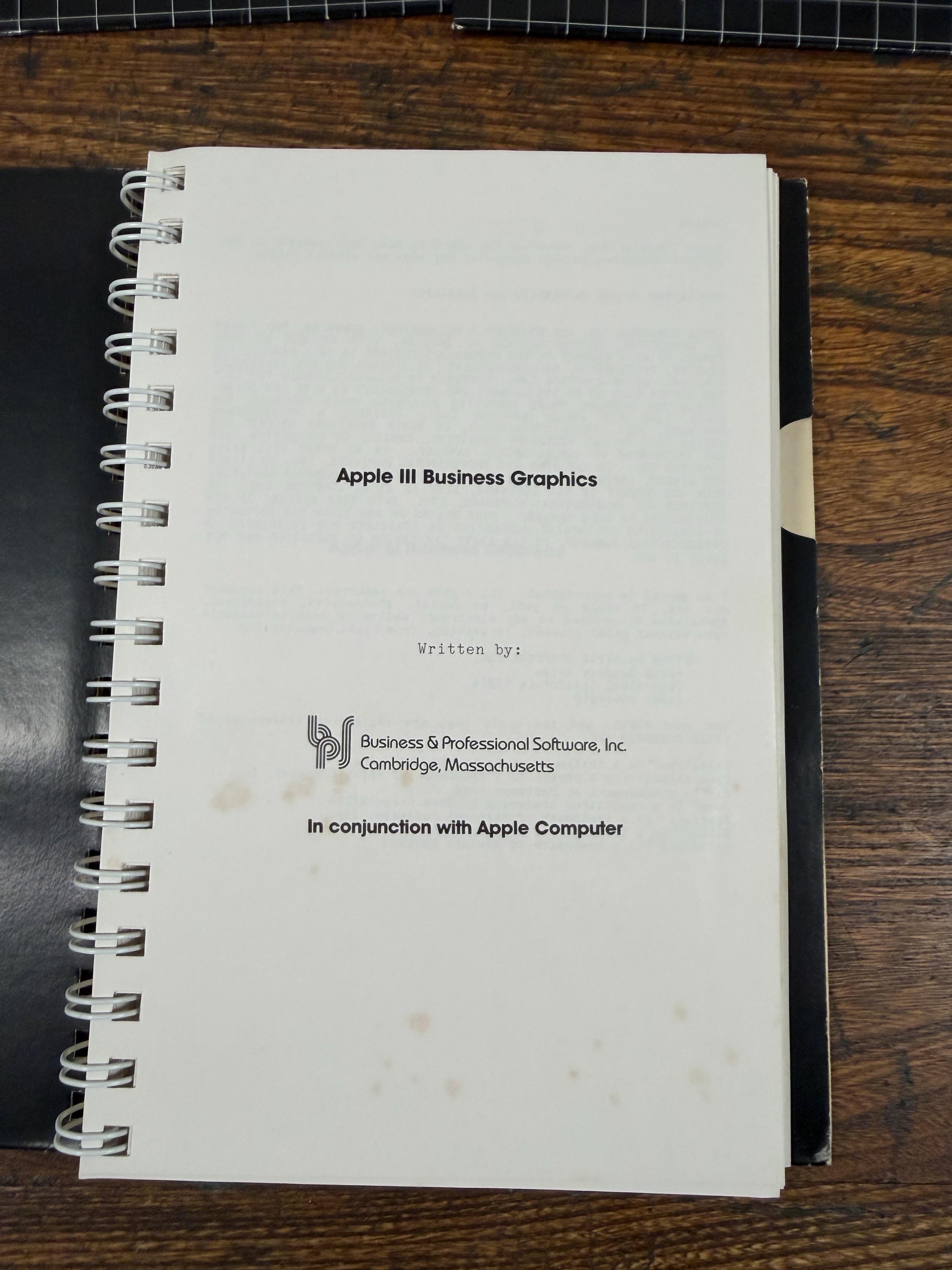 Apple III Business Software Suite with Manuals and Floppy Disks | 1981