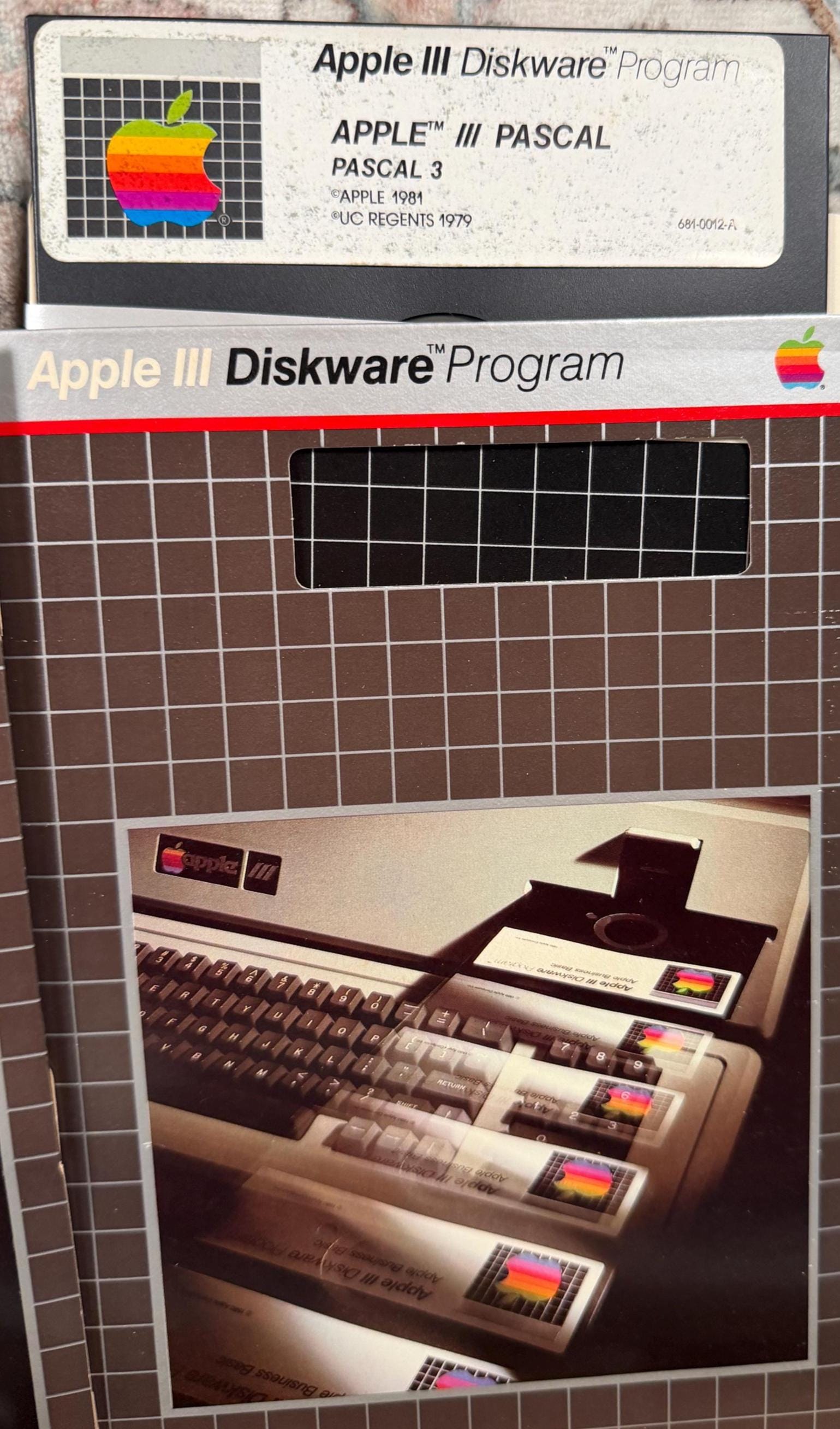 Apple III Pascal Programming Software
