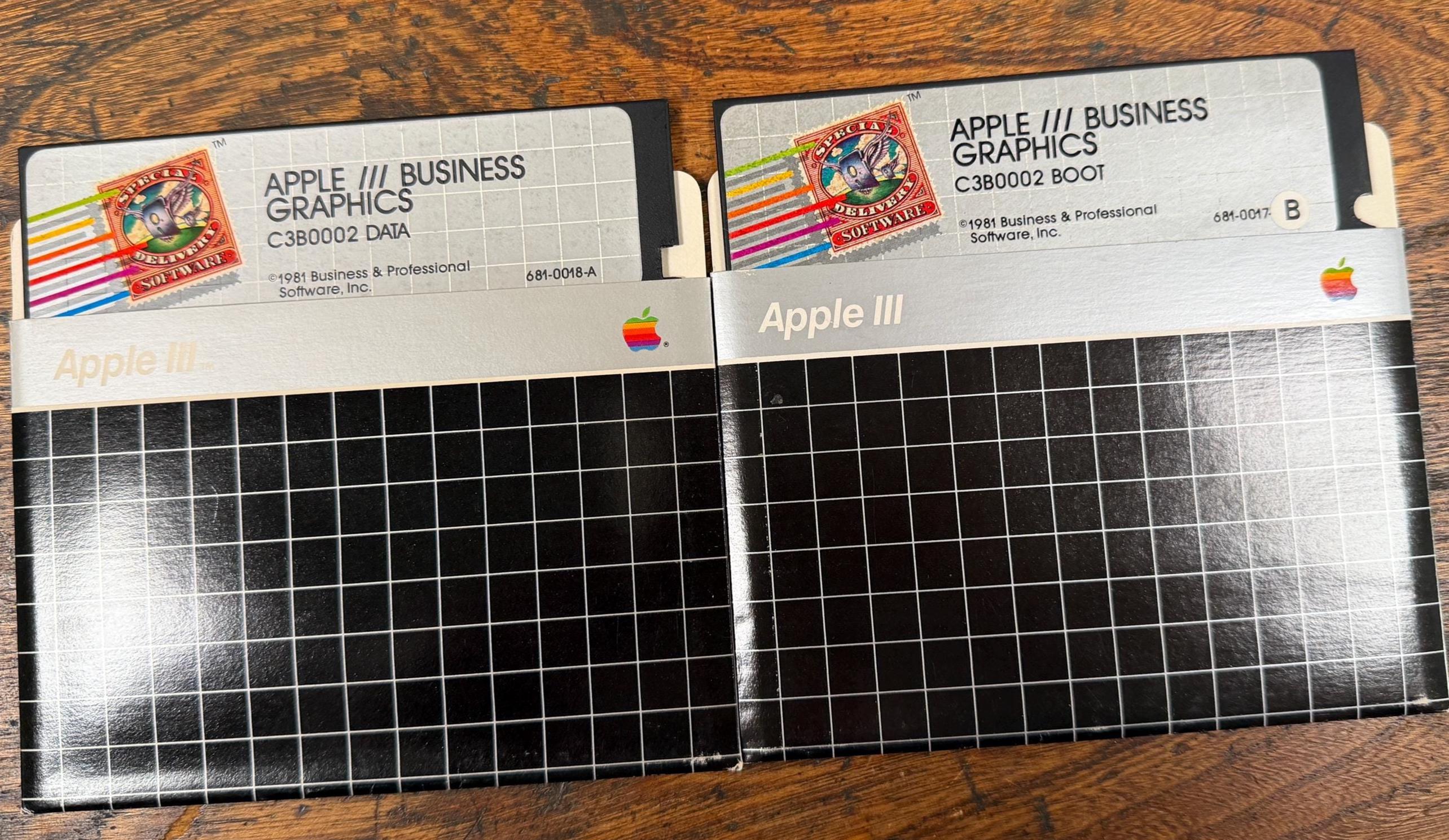Apple III Business Software Suite with Manuals and Floppy Disks | 1981