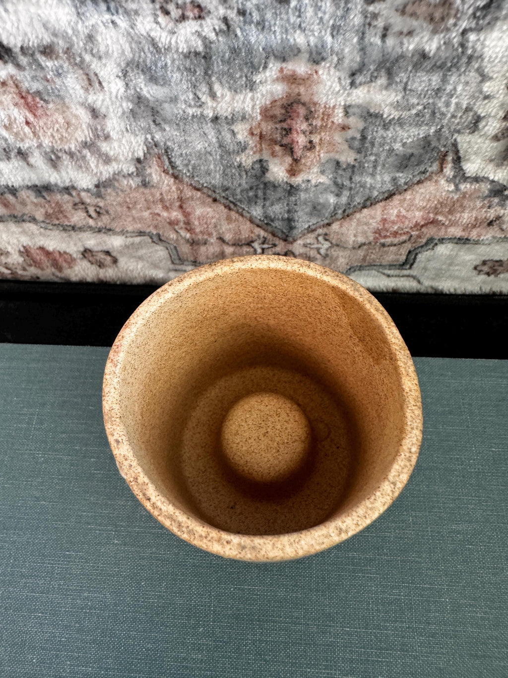 Mid-Century Modern Ceramic Candle Holder