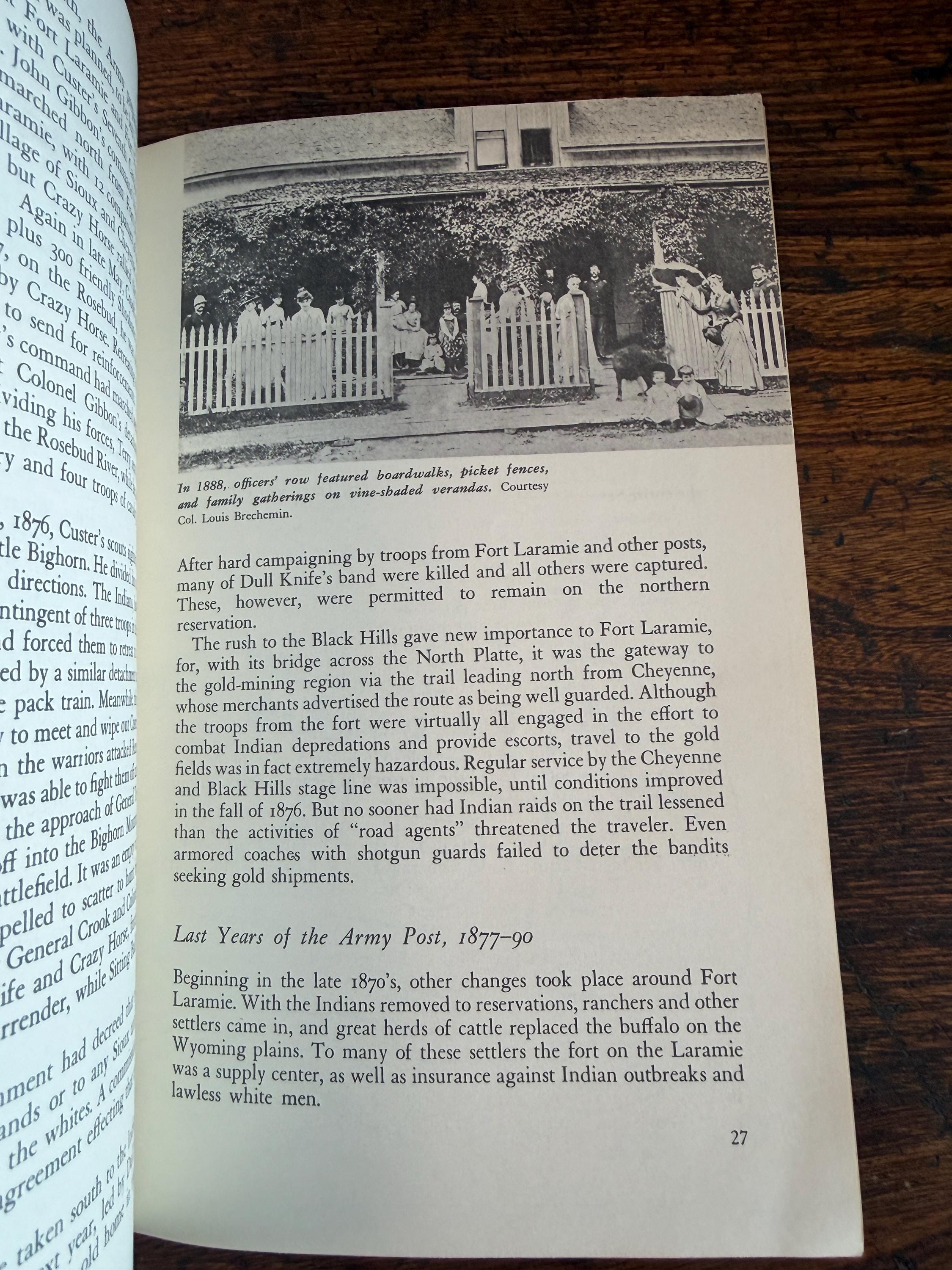 Fort Laramie National Monument Wyoming by David L. Hieb | 1954 Historical Handbook