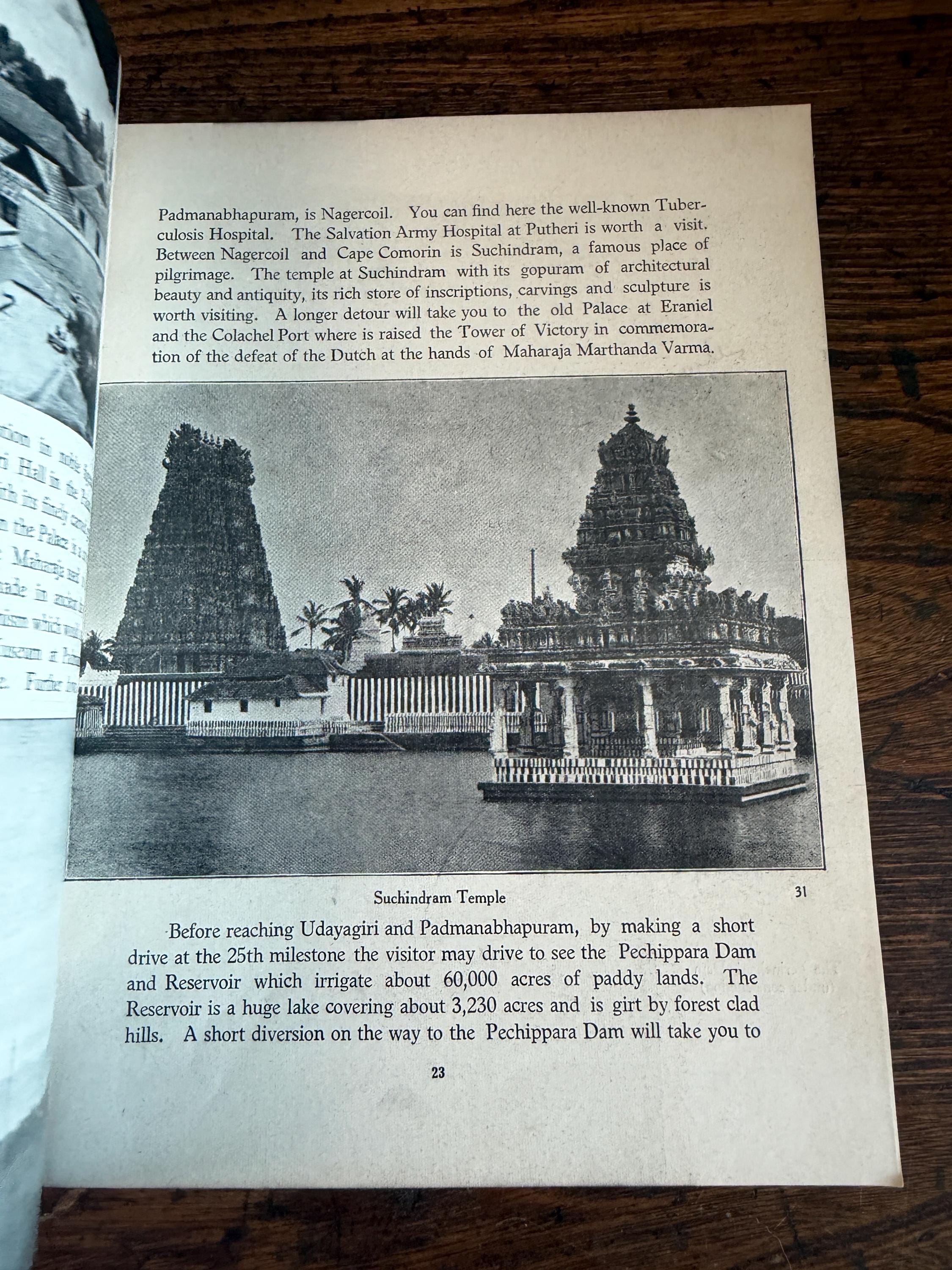 Travancore-Cochin The Treasure Land of the East by The Department of Public Relations | 1951 Paperback