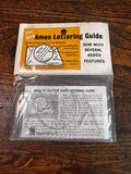 Vintage Ames Lettering Guide by Olson Mfg. Co. Drafting Tool