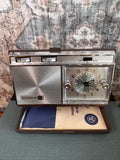 Westinghouse Travel Clock Radio Vintage Mid-Century Portable Alarm