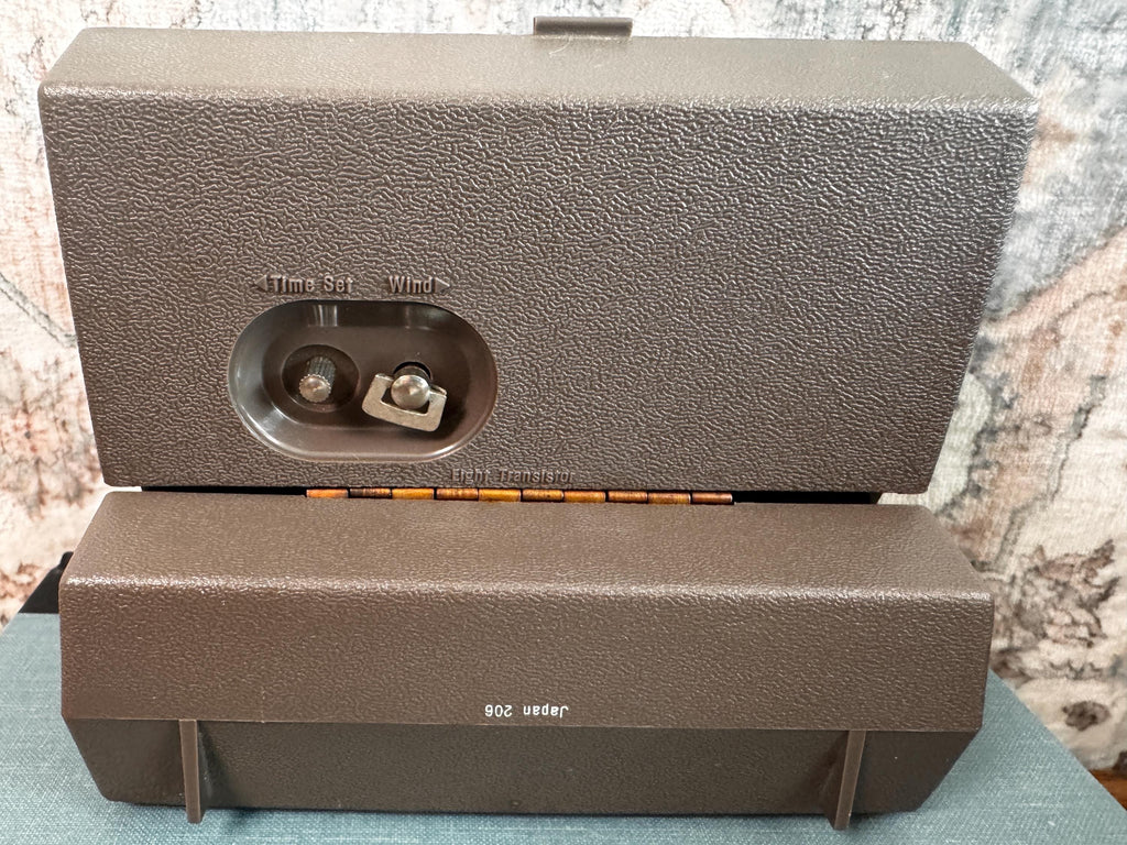 Westinghouse Travel Clock Radio Vintage Mid-Century Portable Alarm