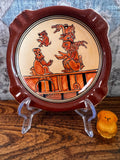 Ixbalanque Decorative Ceramic Plate with Mayan Motif