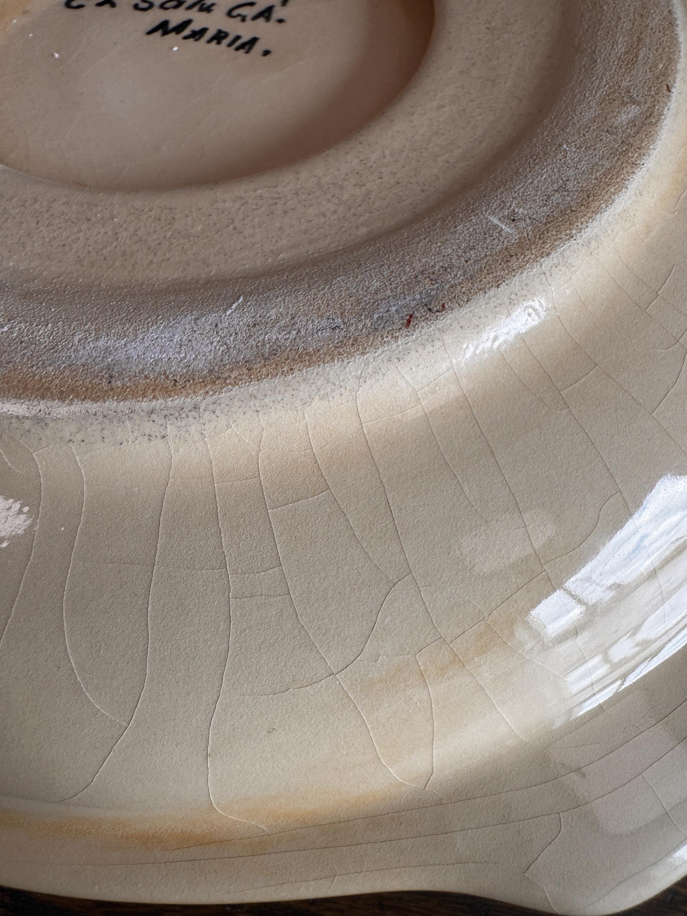 Ixbalanque Decorative Ceramic Plate with Mayan Motif