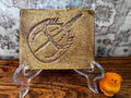 Ceramic Wall Plaque with Horseshoe Crab Design