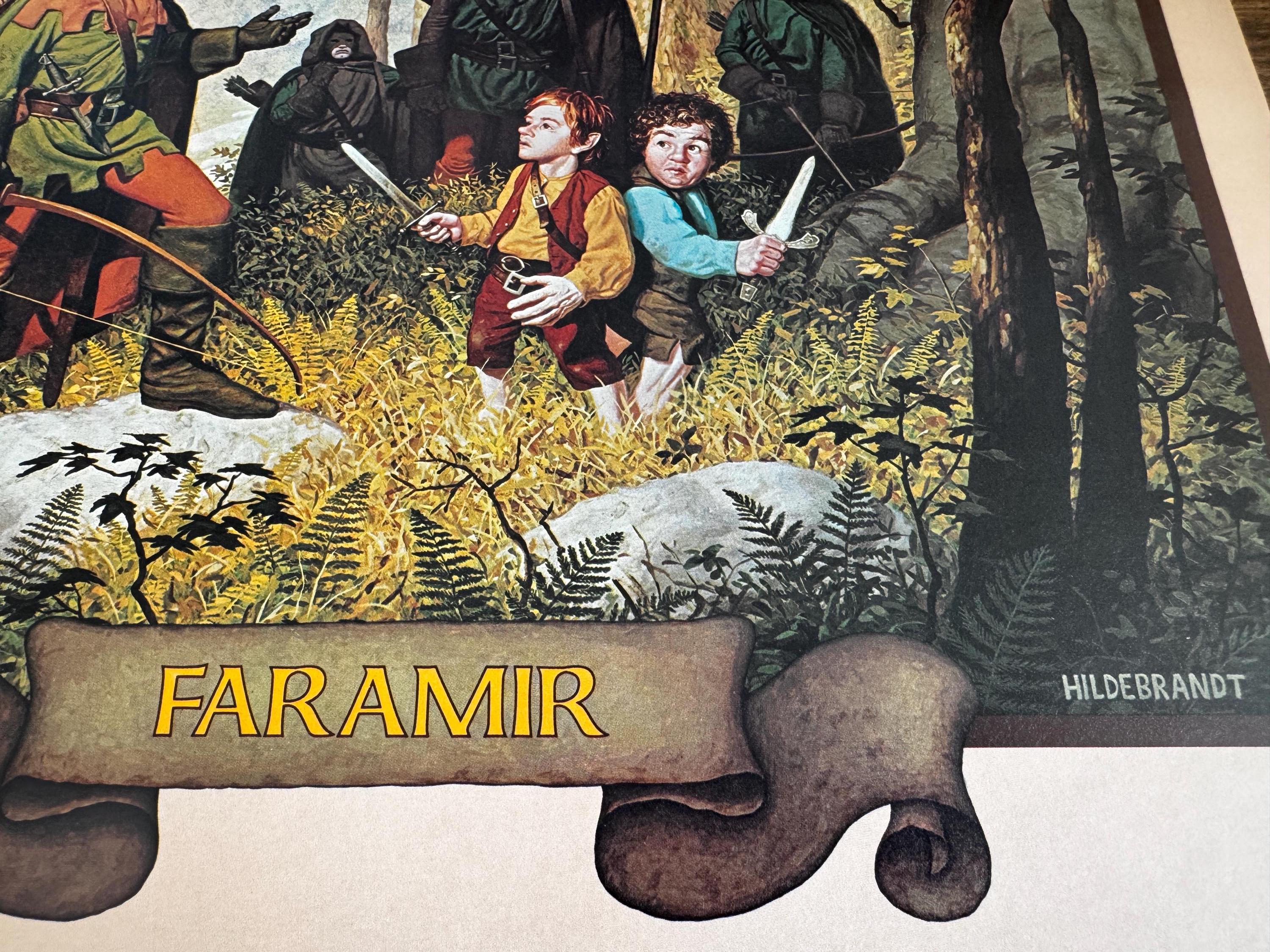 Faramir Fantasy Art Print by Hildebrand | 1977 Calendar Page