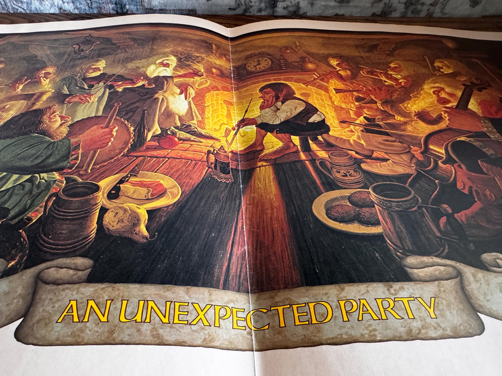 An Unexpected Party and Helm's Deep Prints by Hilderbrandt | 1977 Calendar Centerfold