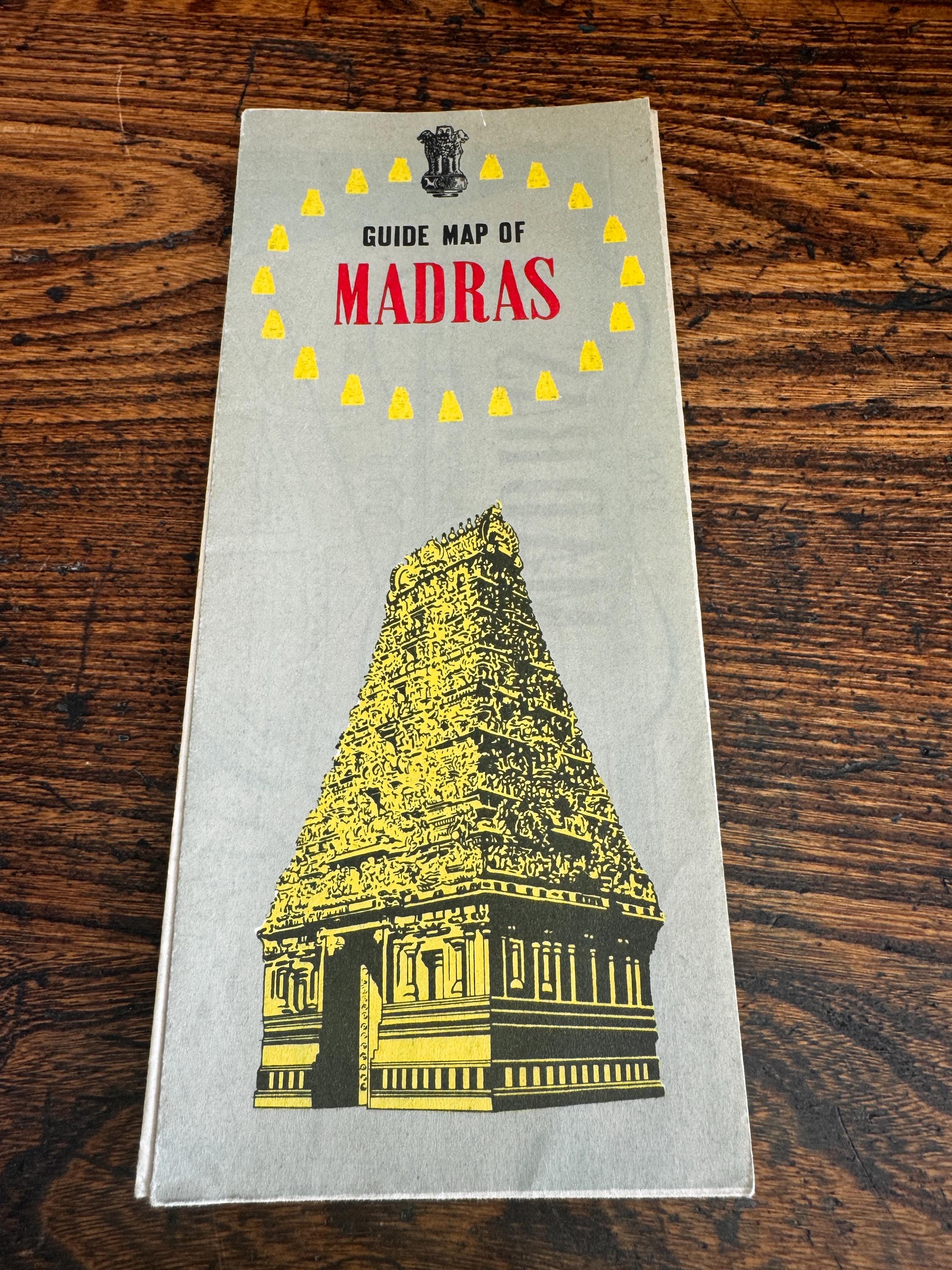 Lot of 6 Vintage Travel Brochures and Maps of India