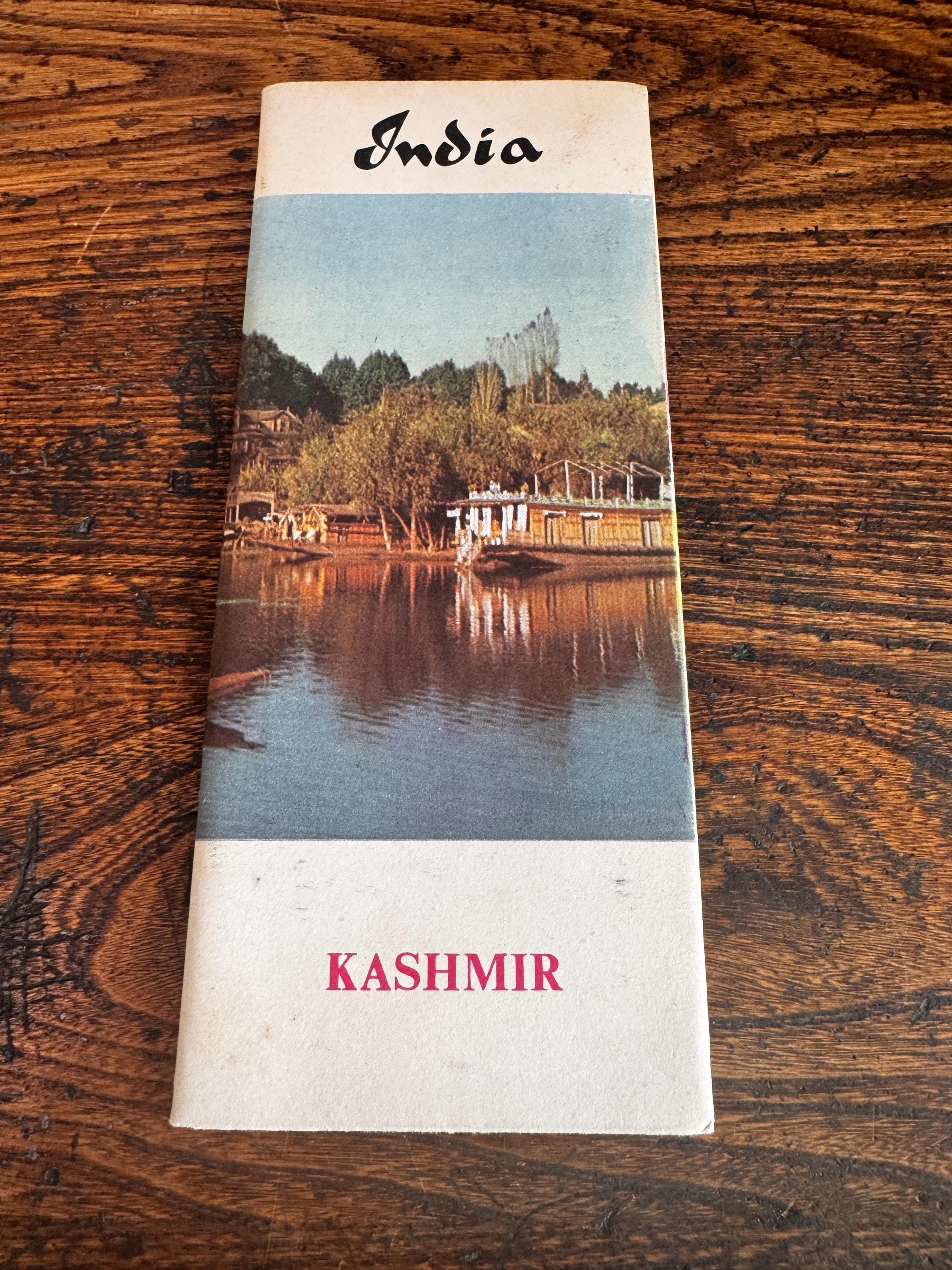 Lot of 6 Vintage Travel Brochures and Maps of India