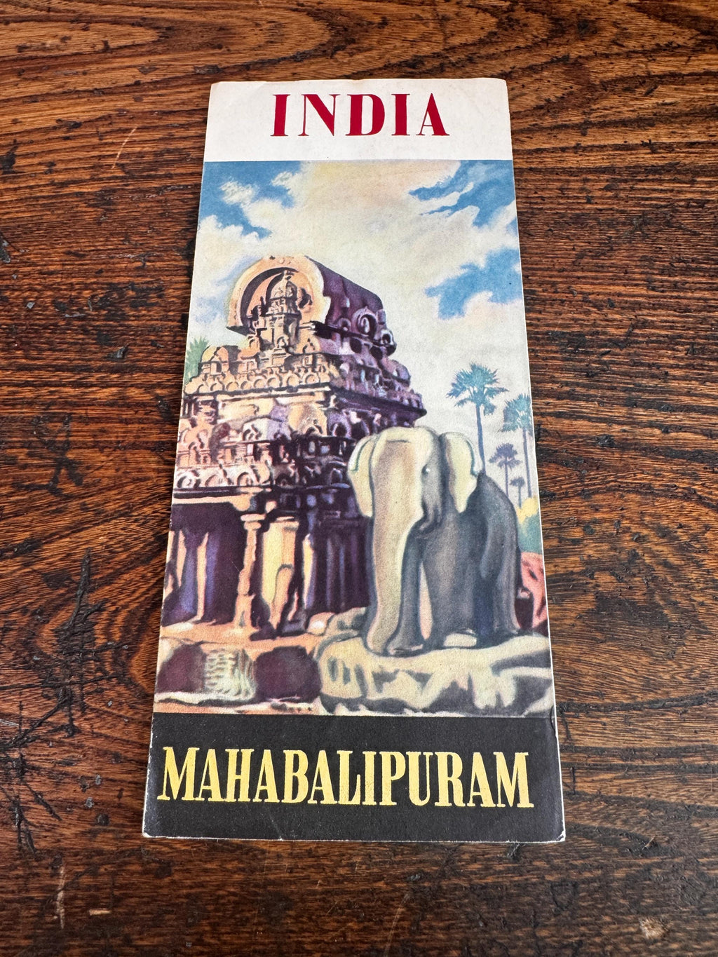 Lot of 5 Vintage Indian Travel Brochures and Maps