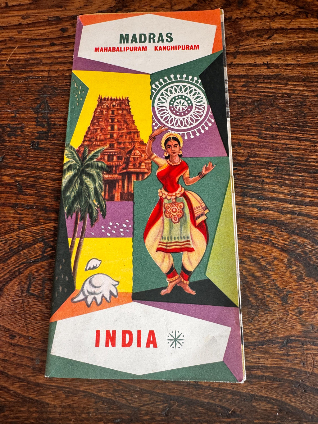 Lot of 5 Vintage India Travel Brochures and Maps