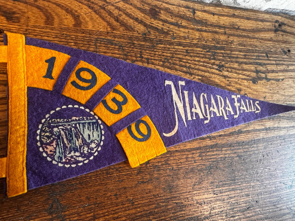 1939 Niagara Falls Felt Souvenir Pennant