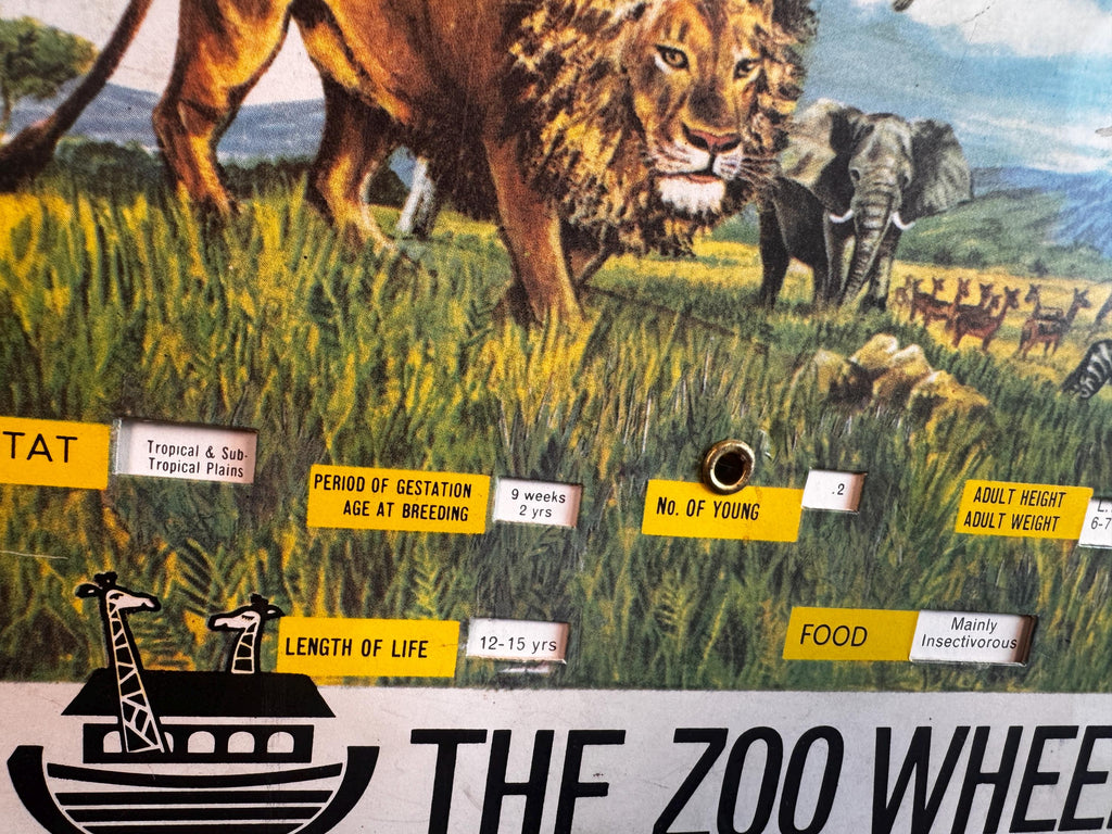 The Zoo Wheel Educational Animal Chart
