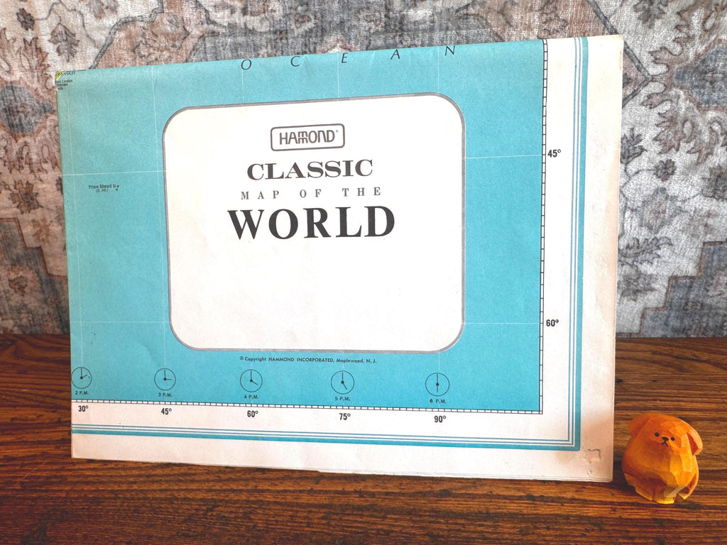 Classic Map of the World by Hammond Incorporated