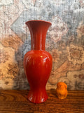Burnt Orange Vase by Mann Les Vases