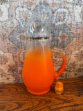 Blendo 1950s Orange Juice Pitcher with Gradient Glass