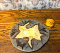 Septarian Nodule Slice Polished | Natural Stone Fossil Display Piece