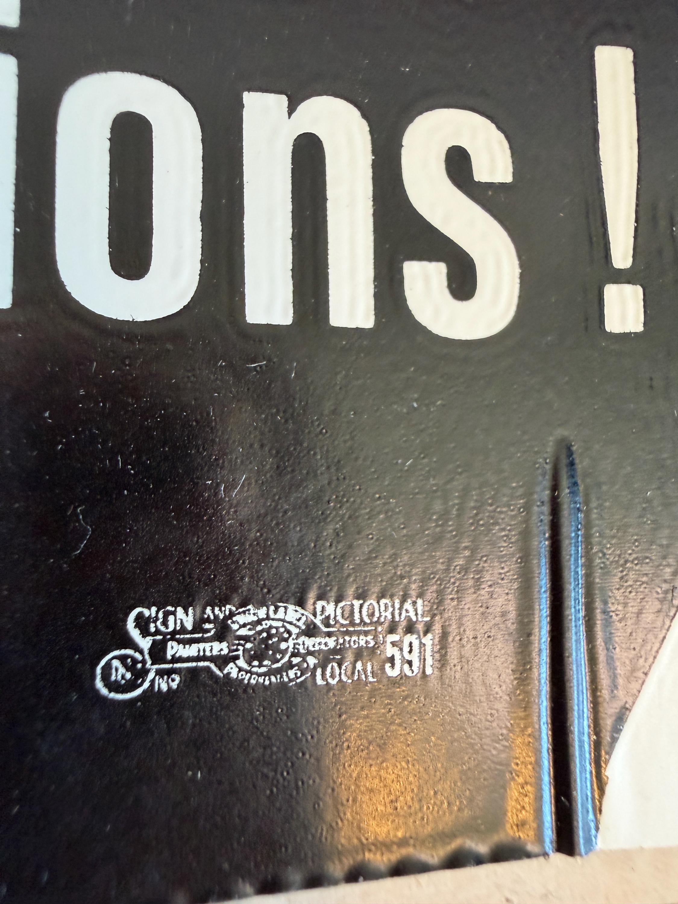 YES Modernize Pensions! Charter Amendment A Vintage Bumper Sticker