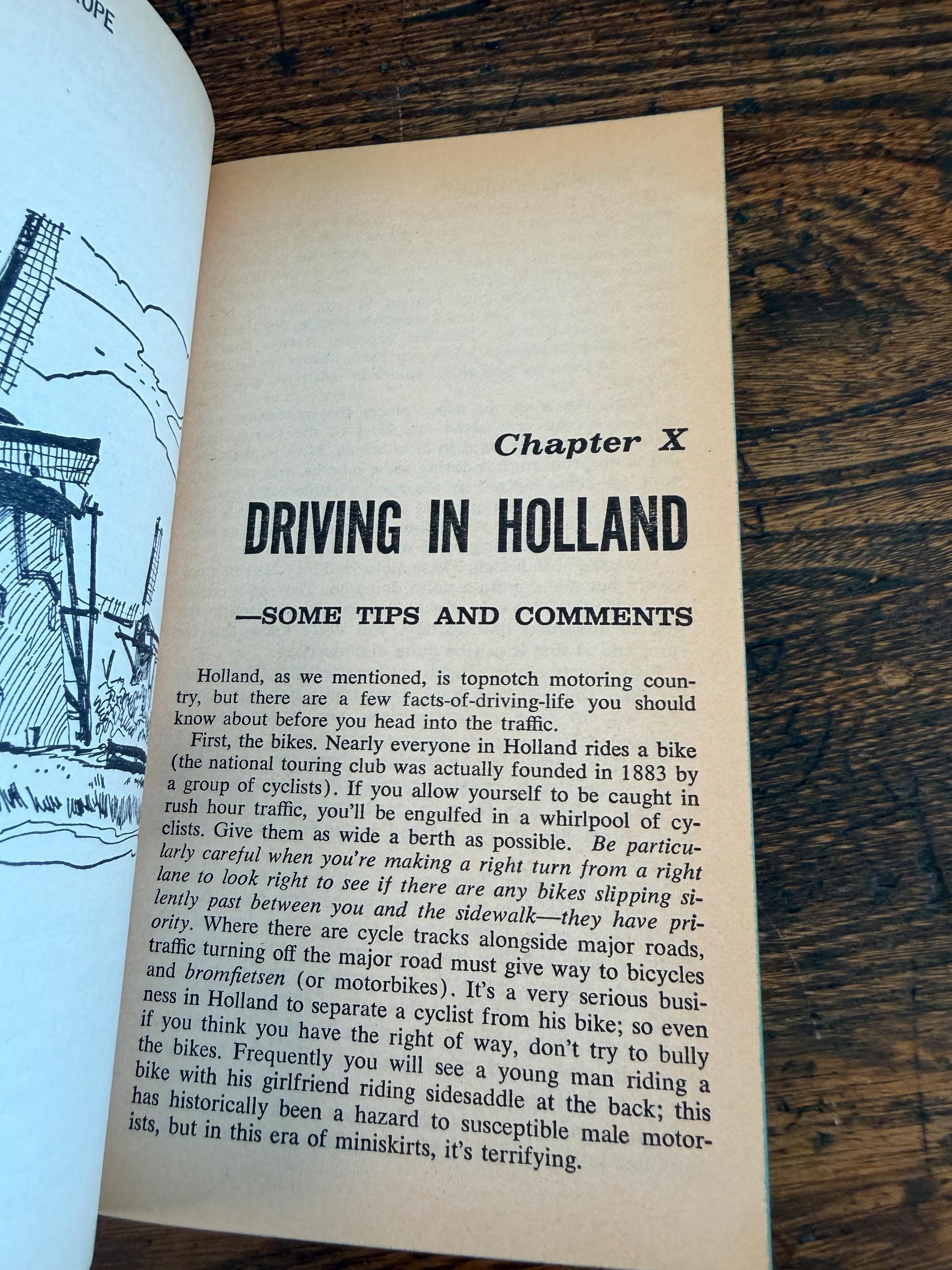 KLM'S Motoring Guide to Europe by Ian M. Keown | 1970 Paperback Travel Guide