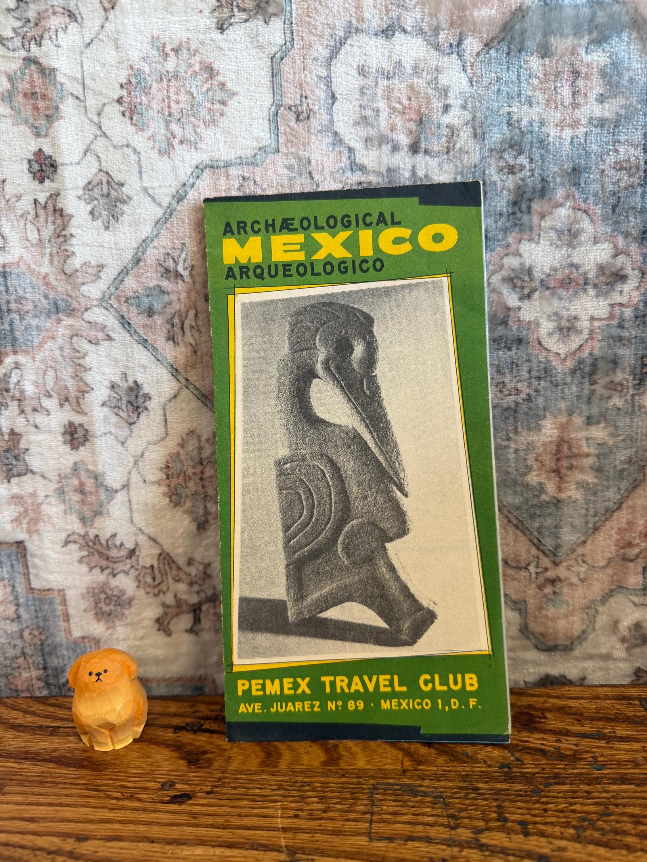 Archaeological Mexico (Arqueologico) | Mid-20th Century Archaeological Map