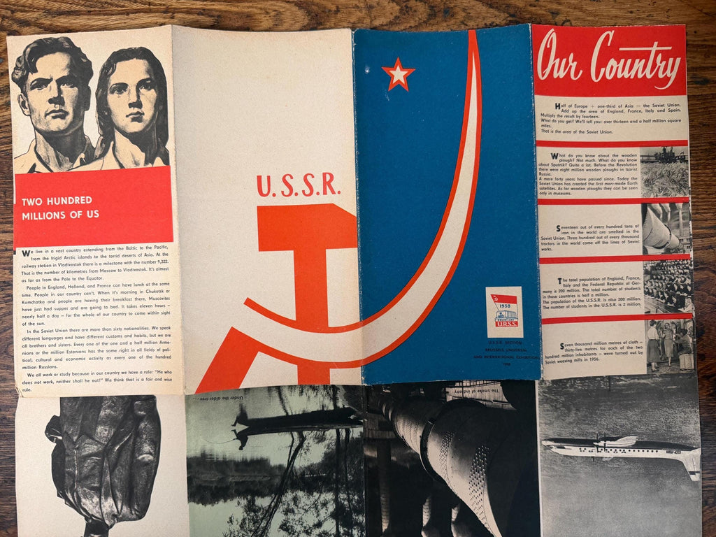 Soviet Cold War Lot of 1980s Paperback Books and Pamphlet
