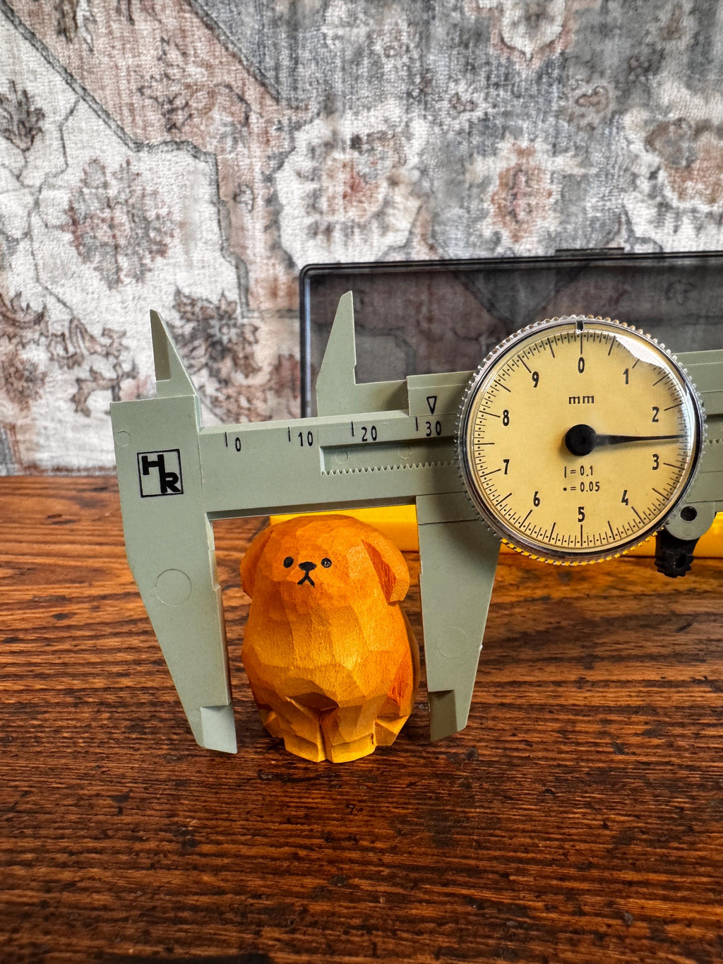 Dial Caliper Typ 6921 Precision Measuring Tool with Original Case and Instructions