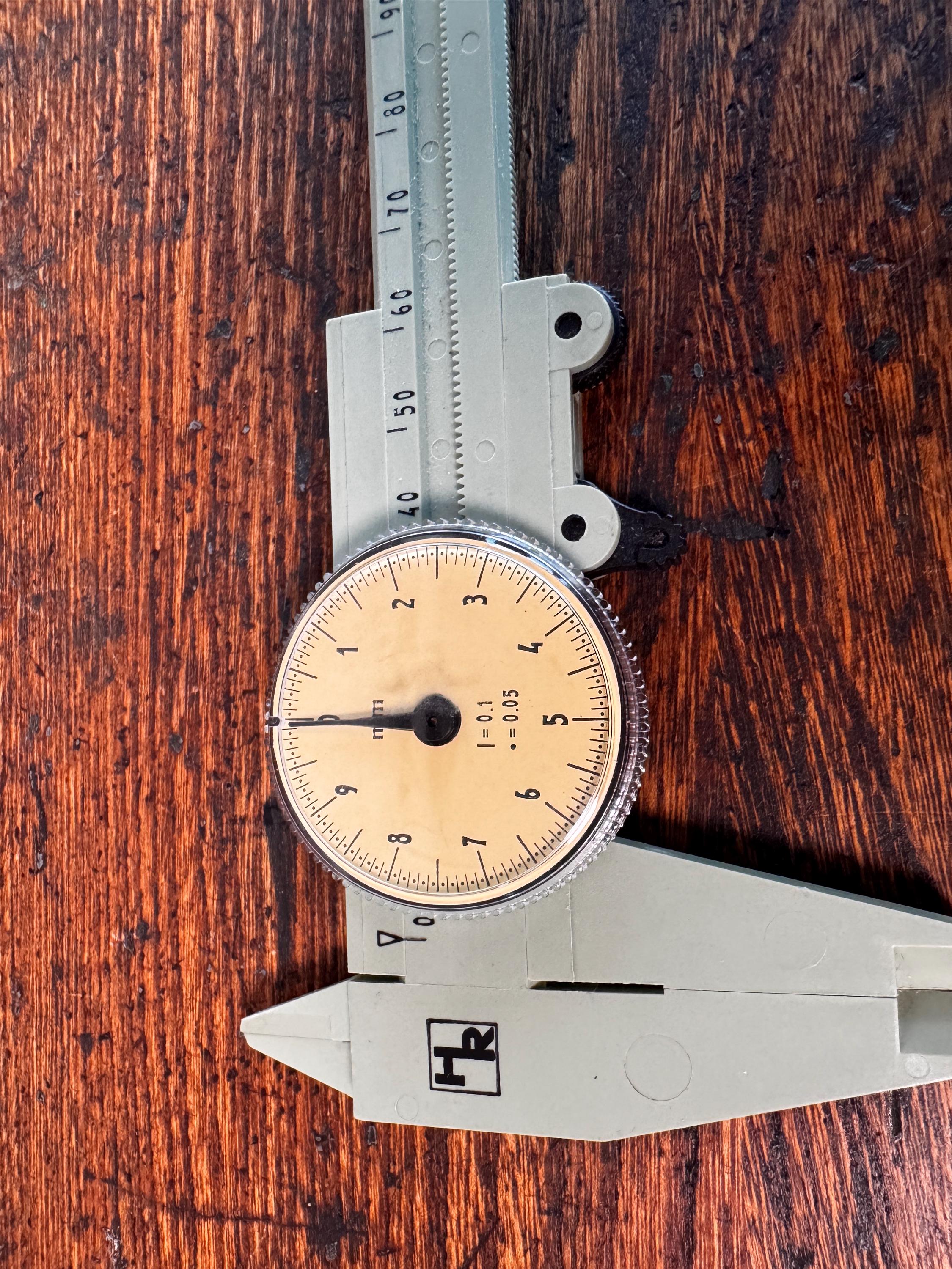 Dial Caliper Typ 6921 Precision Measuring Tool with Original Case and Instructions