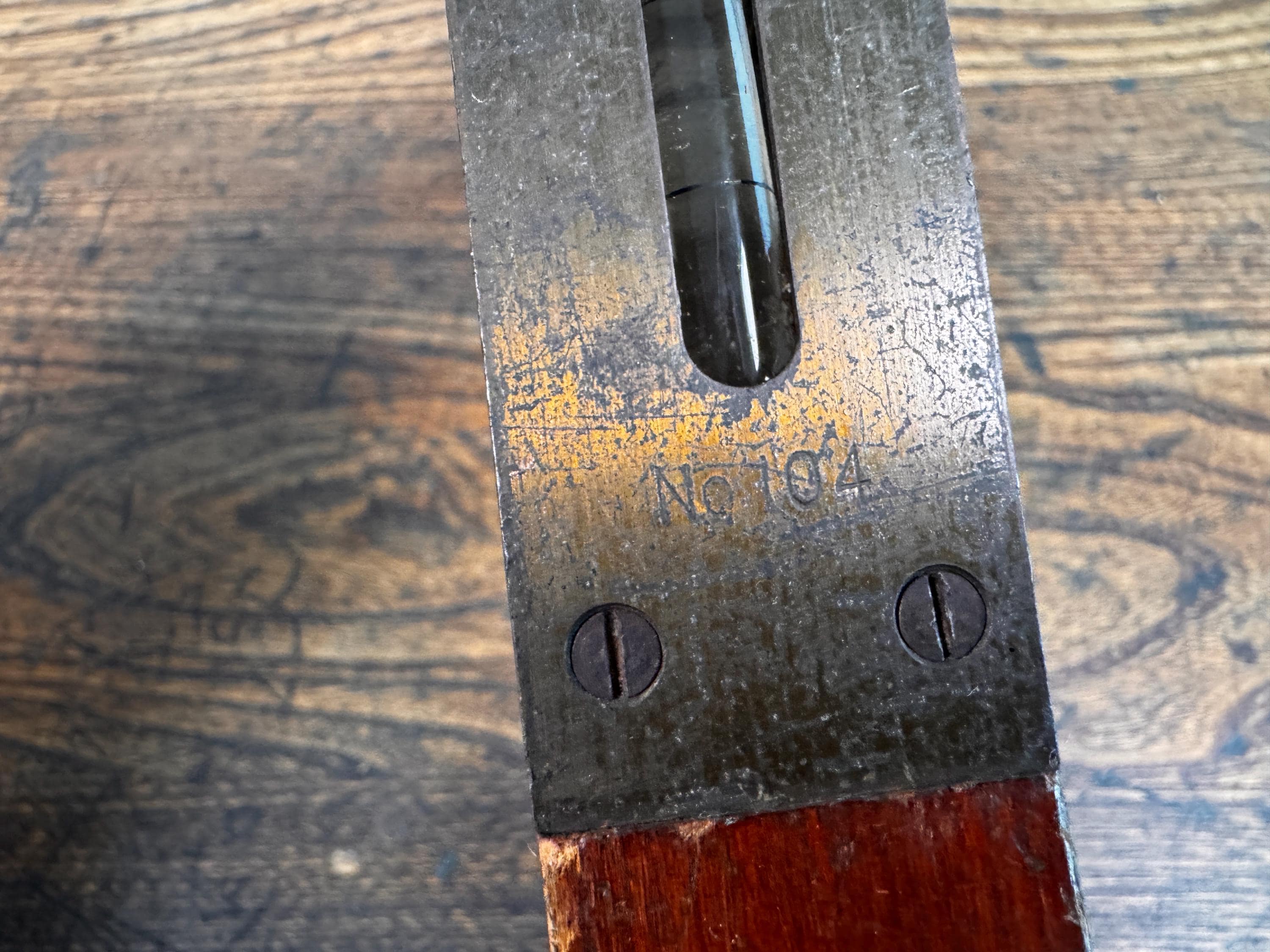 Stanley No. 104 Vintage 16-Inch Spirit Level