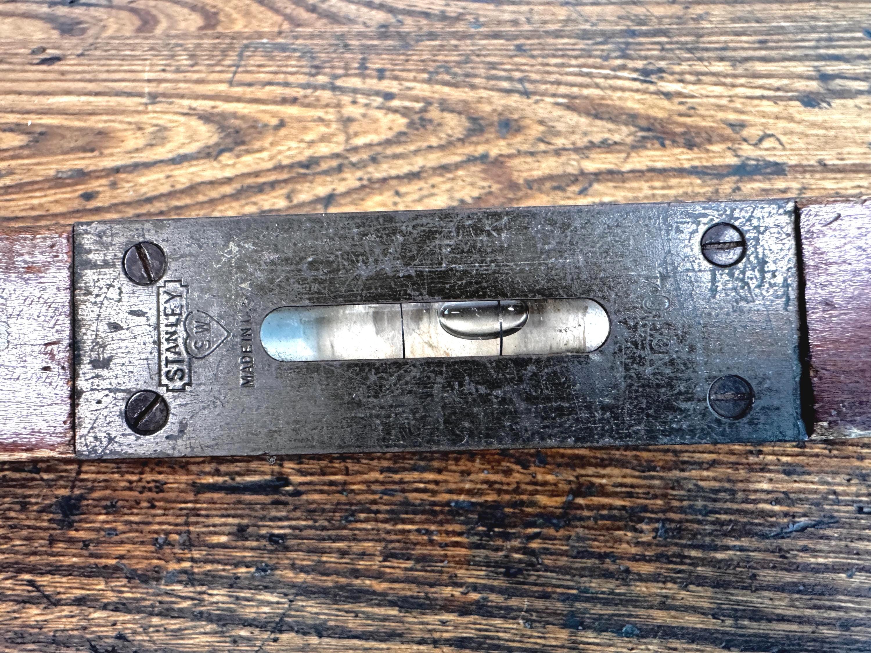 Stanley No. 104 Vintage 16-Inch Spirit Level