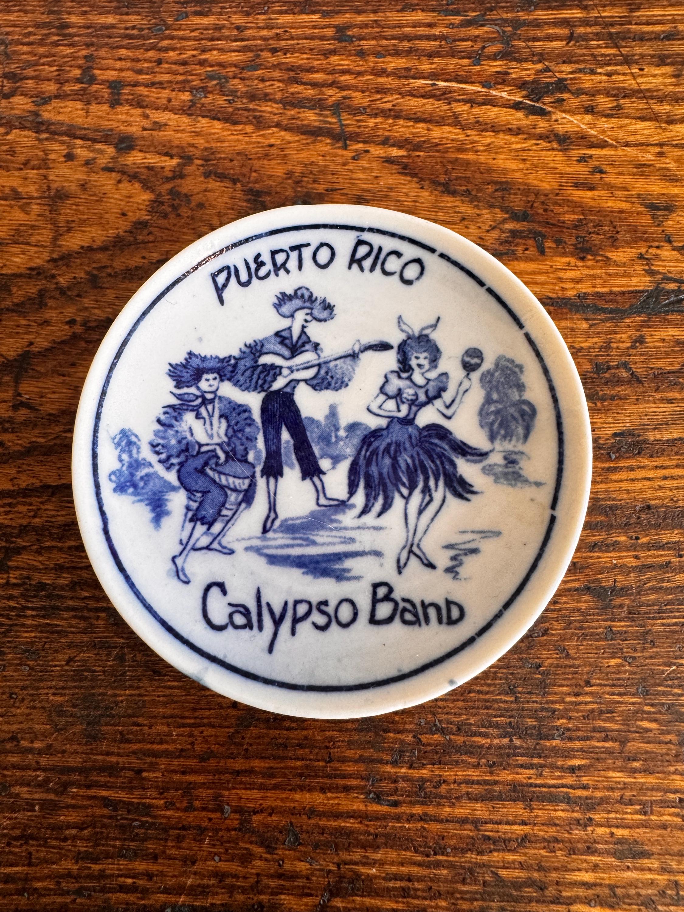 Set of 4 Puerto Rico Souvenir Plates