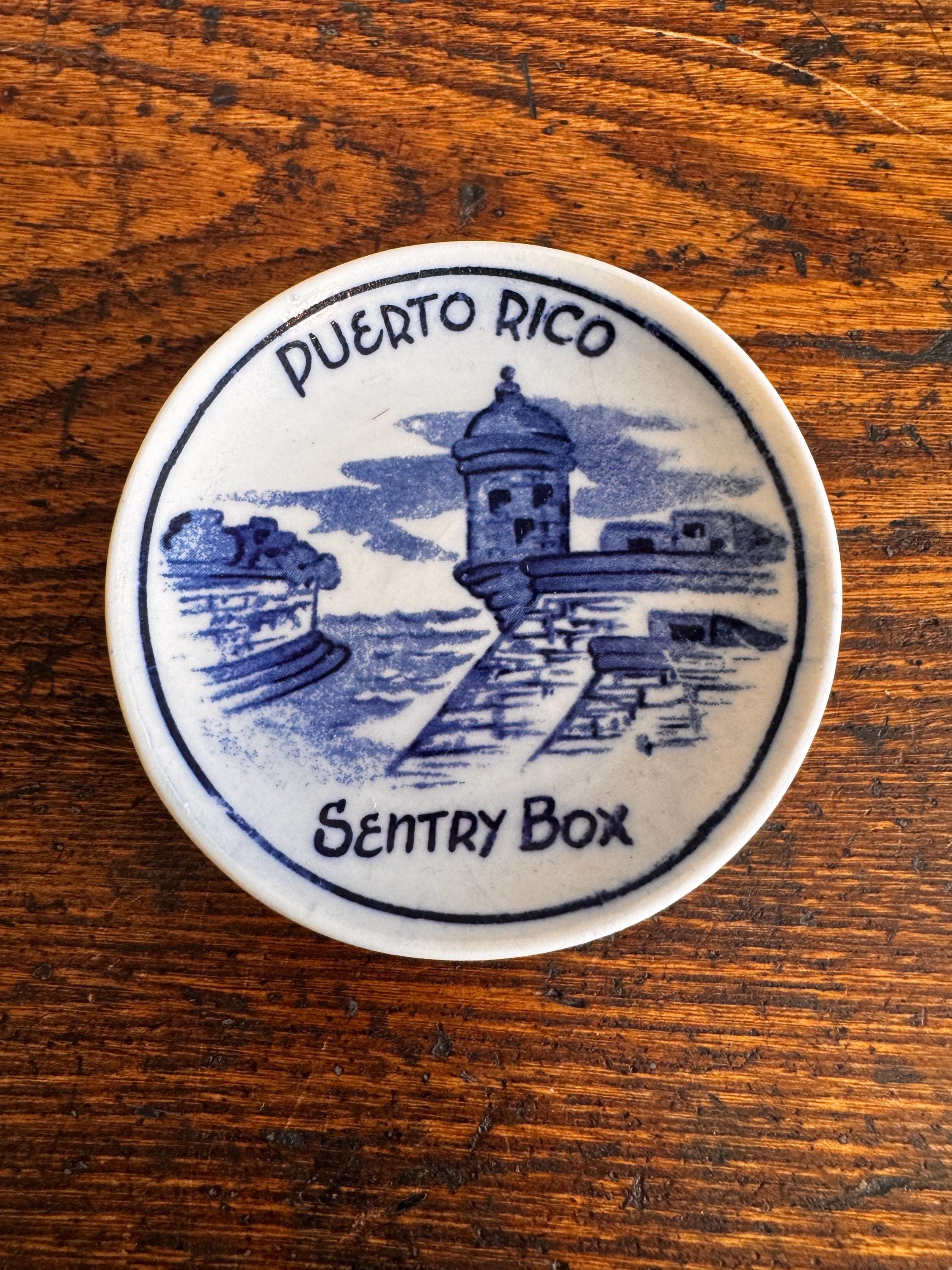 Set of 4 Puerto Rico Souvenir Plates