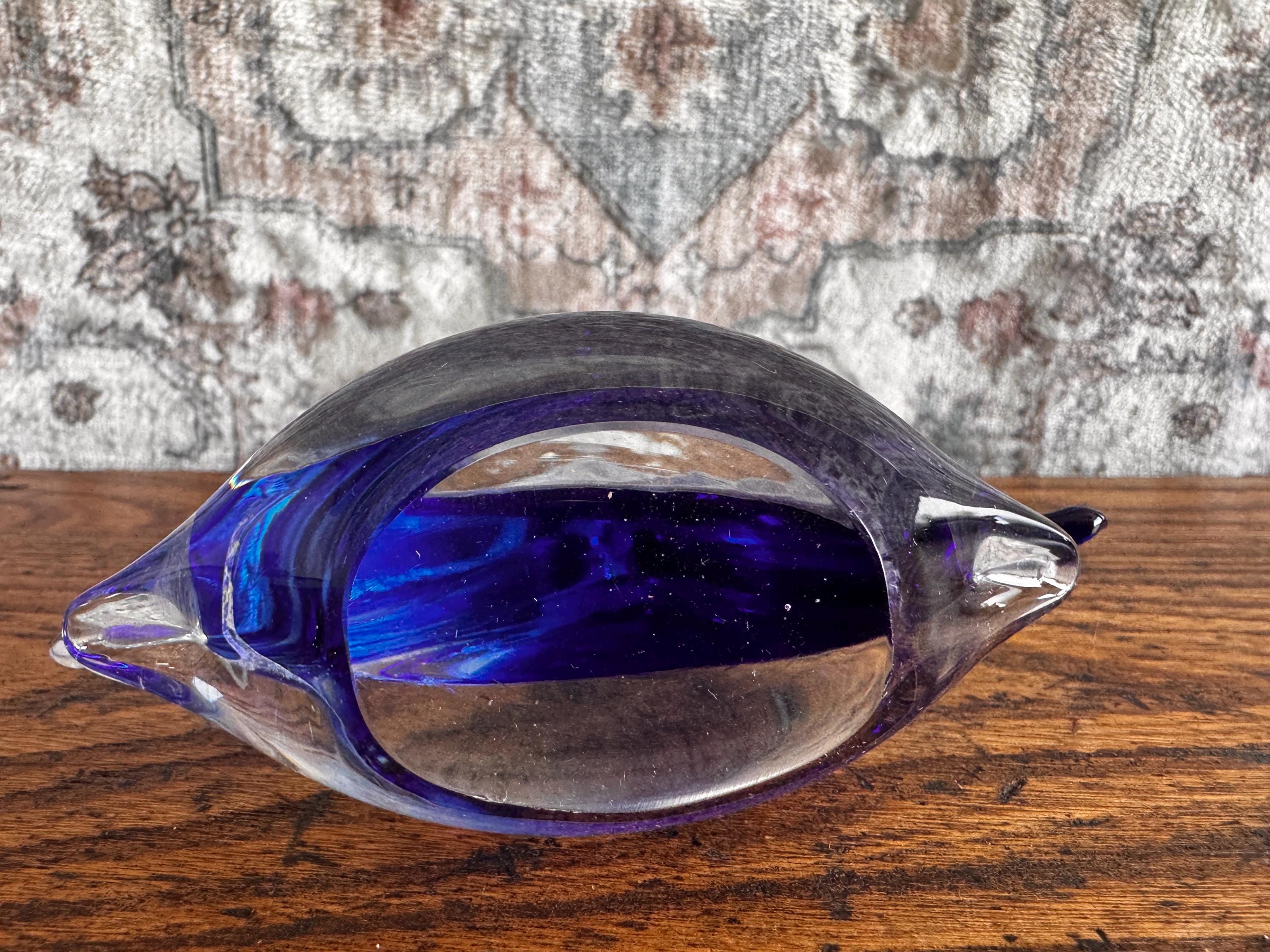 Hand Blown Glass Sailboat in Murano Style