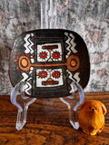 Enameled Copper Aztec Plate by Mimi Massone, Chile