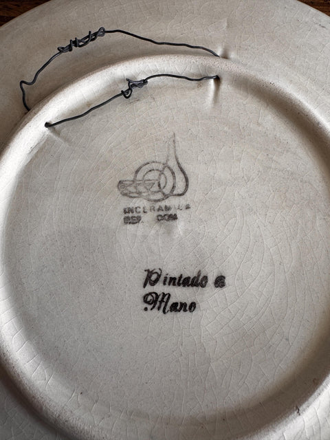 Santo Domingo Hand Painted Ceramic Plates | 1977