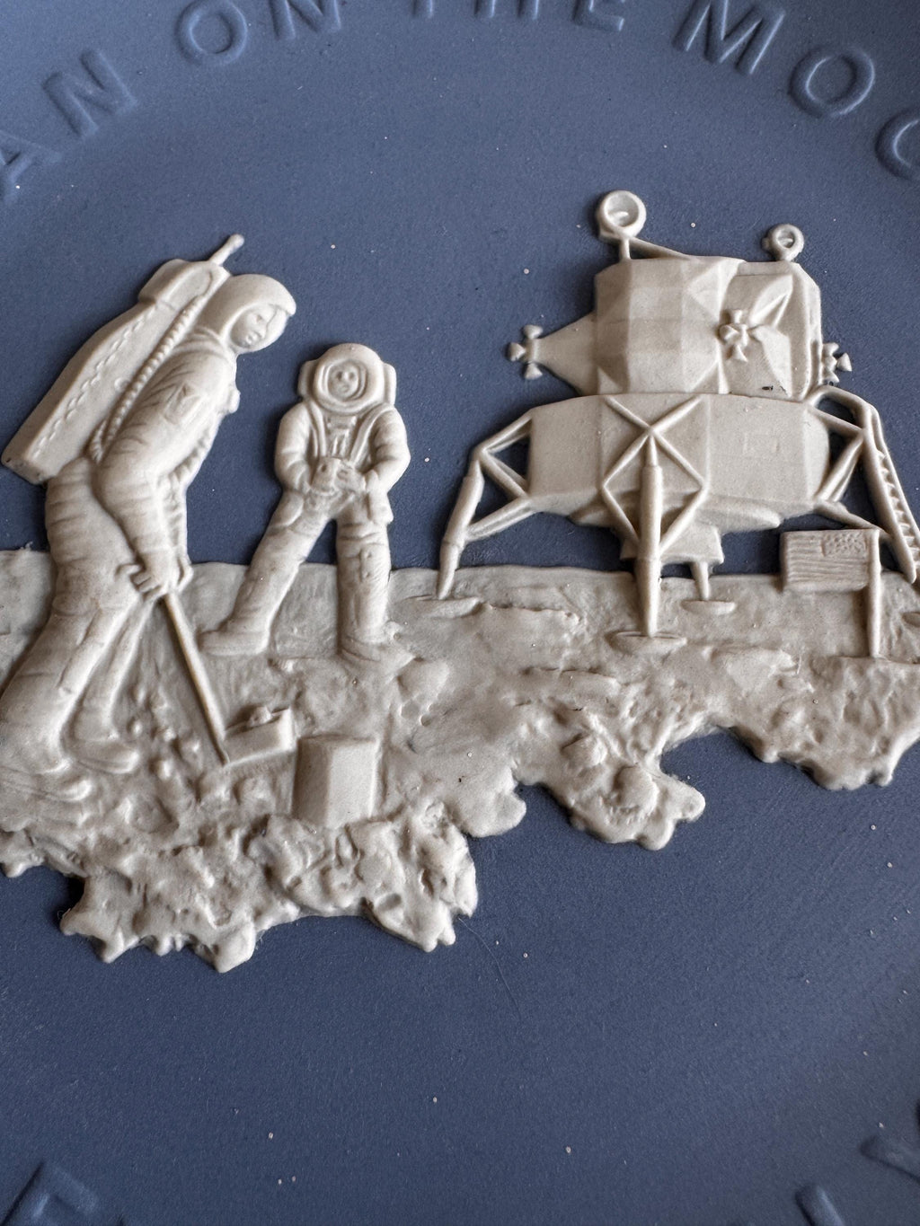 Wedgewood Apollo 11 Souvenir Plate - Man on the Moon 1969
