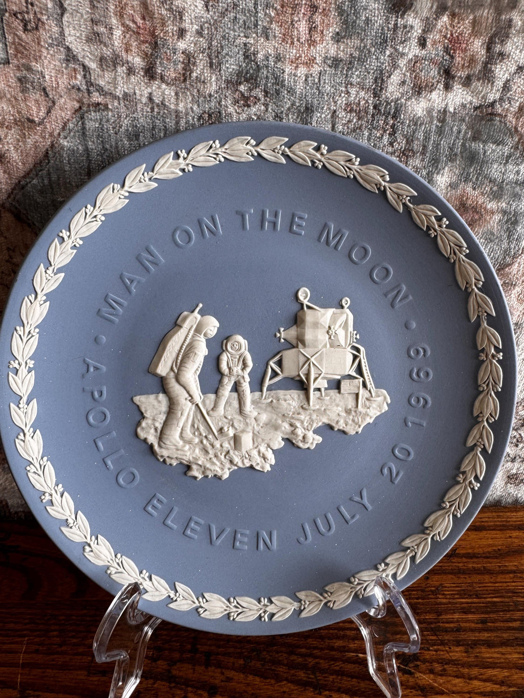 Wedgewood Apollo 11 Souvenir Plate - Man on the Moon 1969
